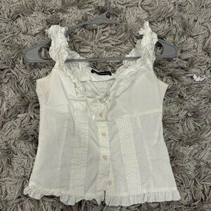 Brandy Melville white top one size
